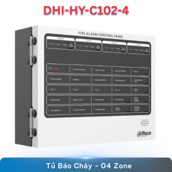 Tủ Báo Cháy 4 Zone