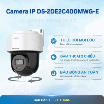 Camera mi PT Hikvision DS-2DE2C400MWG-E